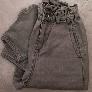 ZARA PAPERBAG JEANS